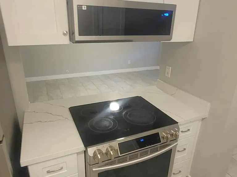 Stainless Steel Microwave and Range