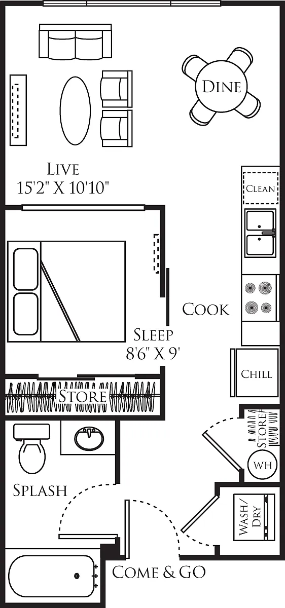 Floor plan A22