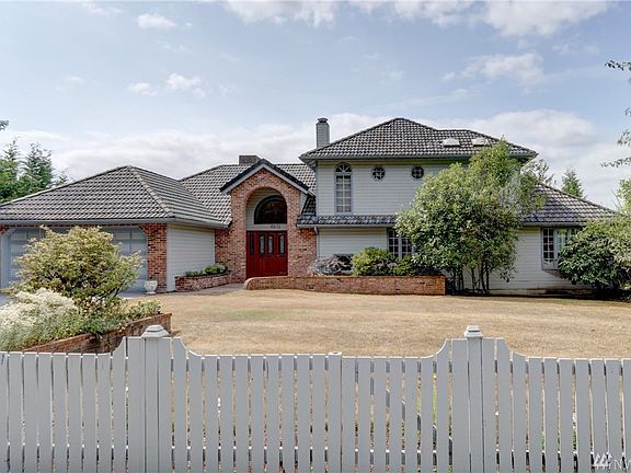 The home sits on a nice size lot with tasteful landscaping.