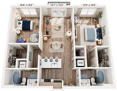 Floor plan Clinch