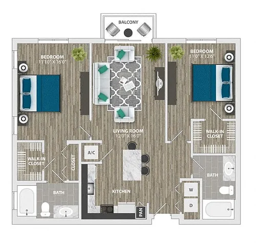 Floor plan Goldin