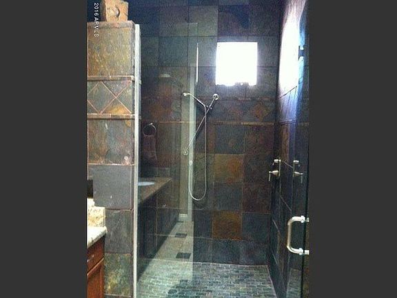 Master shower
