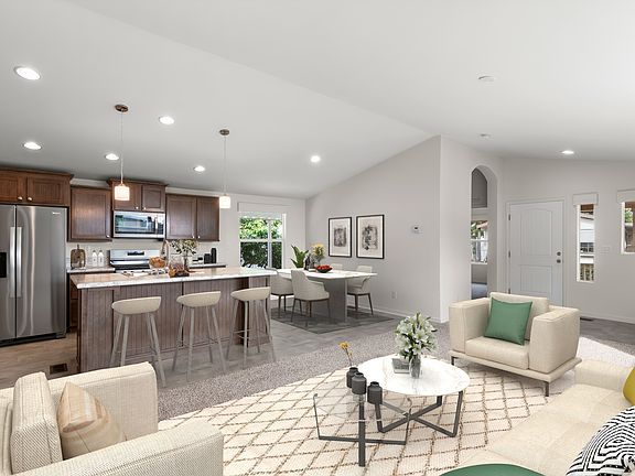 Modern open floor plan