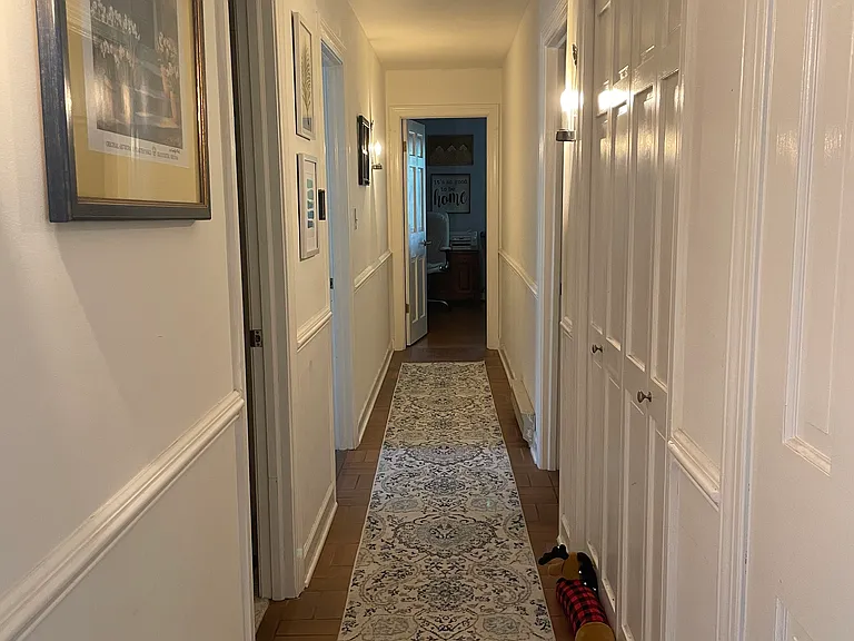 Downstairs hallway view from front