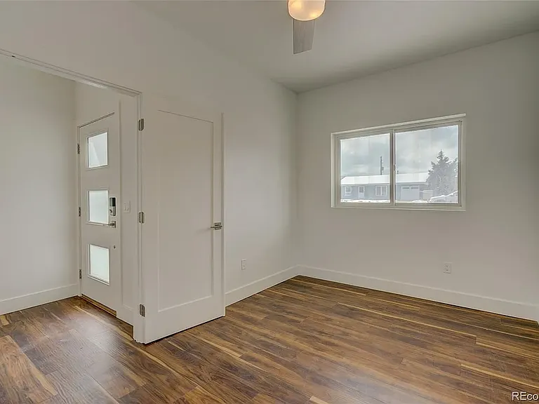 Front door to office/extra bedroom