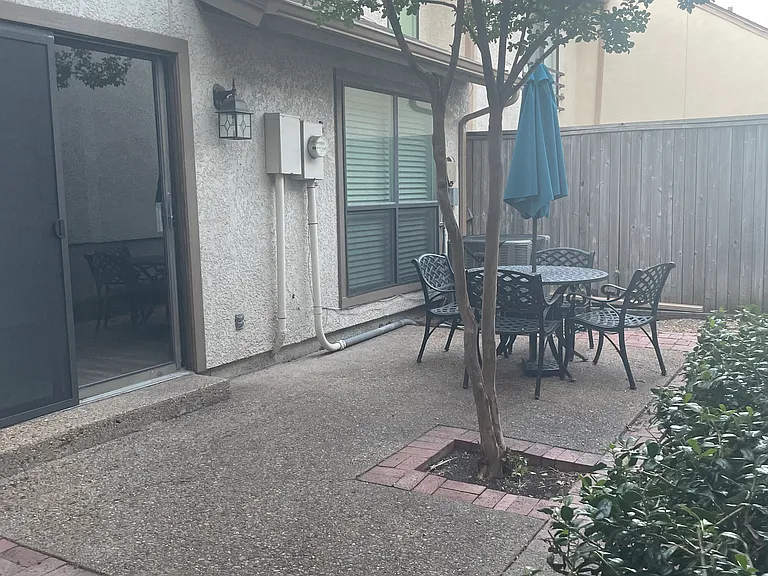 Back patio