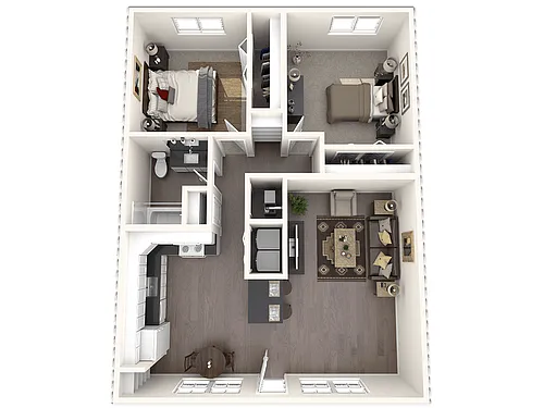 Floor plan Renovated 2 x 1 with Garage
