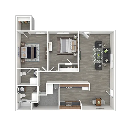 Floor plan 2X15