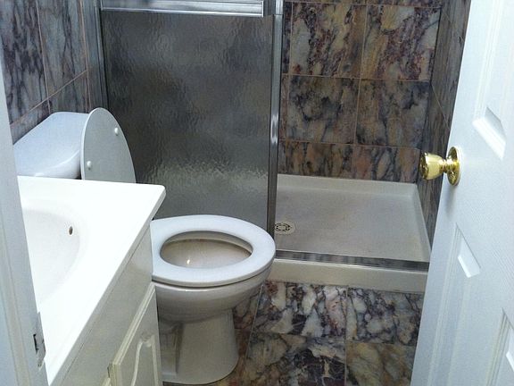 Full marble bathroom