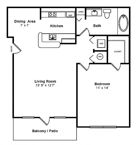 Floor plan The Palermo