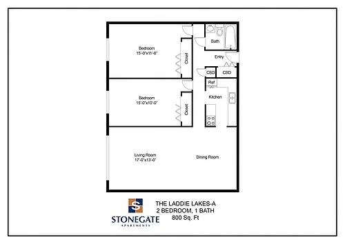Floor plan The Laddie Lakes