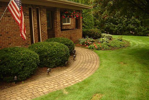 Front walkway from drive