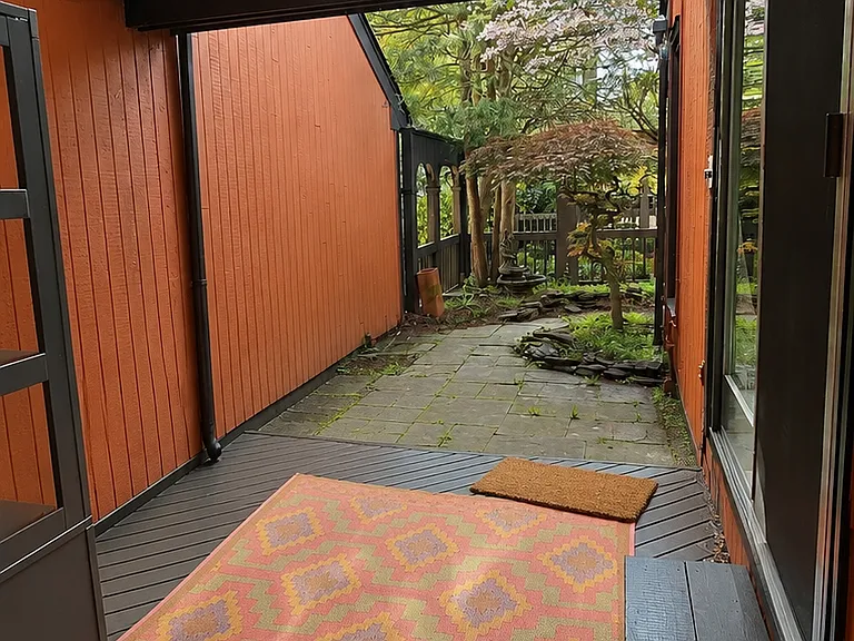 Backdoor patio