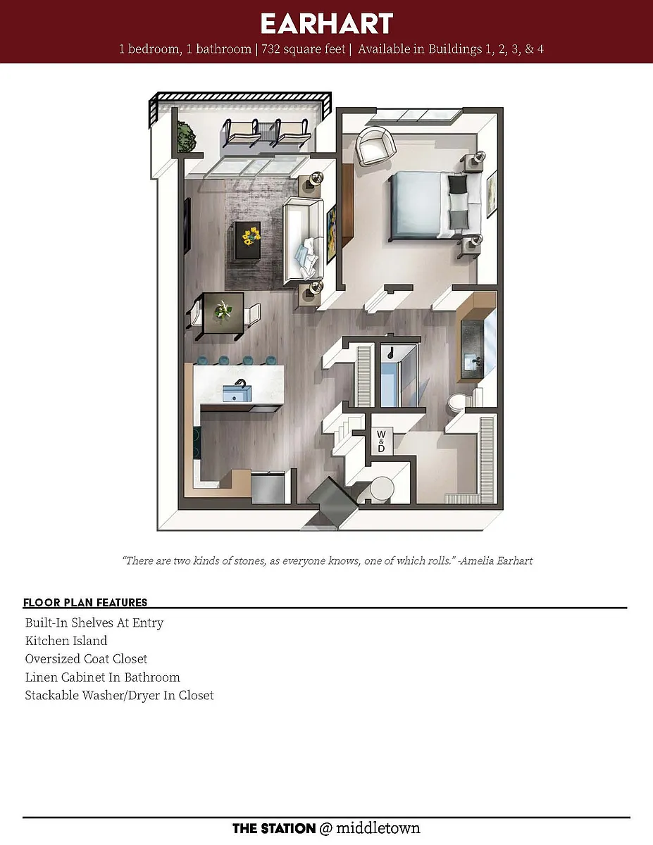 Floor plan Earhart