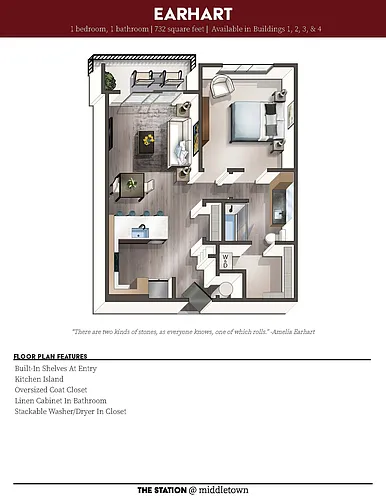 Floor plan Earhart