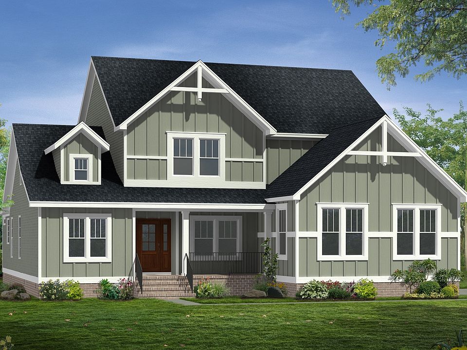 Townsend Grand - Farmhouse Elevation