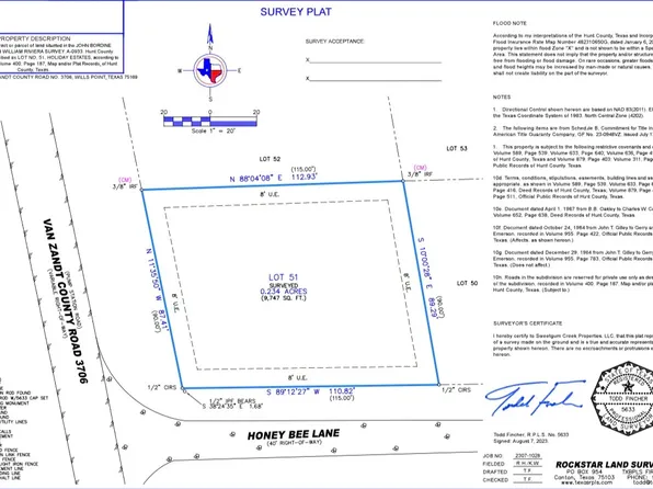 County Road 3706, Wills Pt, TX 75169