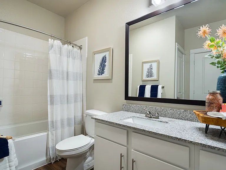 Bathroom at Hawthorne at Blanco Riverwalk in San Marcos, TX