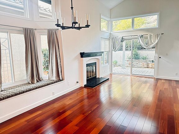 Real wood flooring throughout