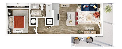 Floor plan A5-Carriage