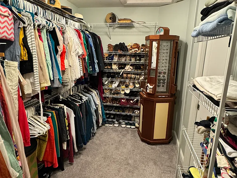 Master bedroom closet