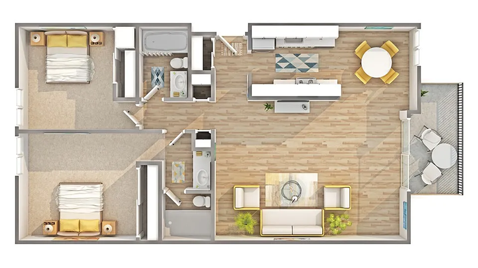 Floor plan 2X2