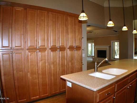 Wall of kitchen cabinetry