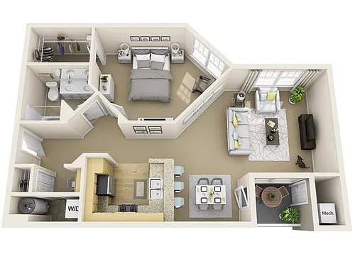 Floor plan Oxford- Renovated