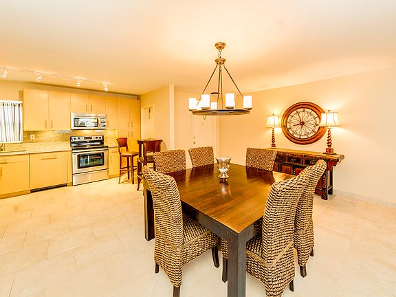 open floor plan dining