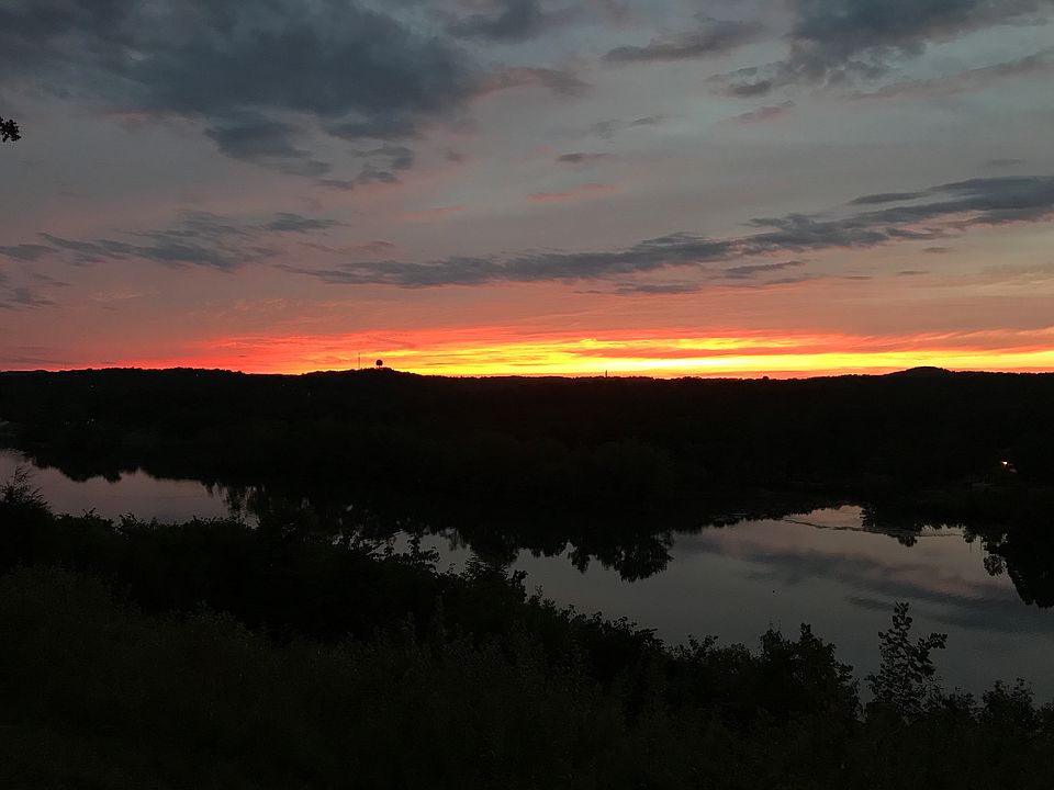 Sunset over the lake