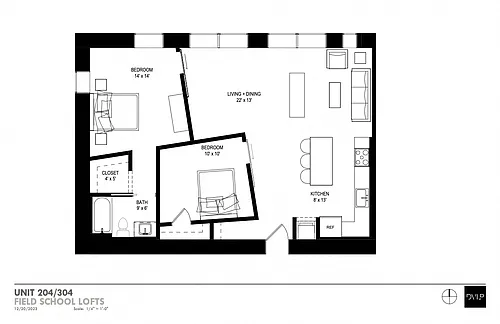Floor plan 204
