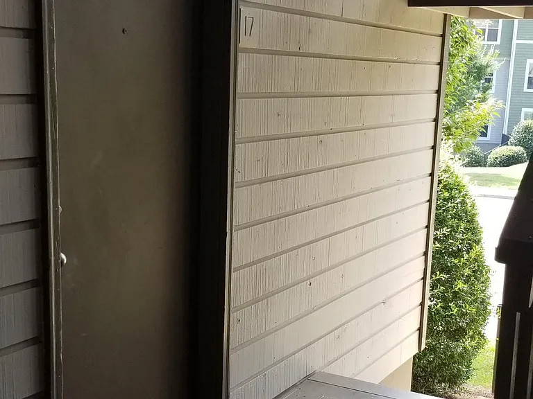 Entrance to unit