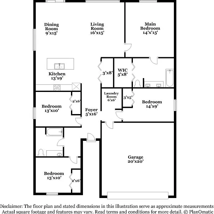 4 bed, 2.0 bath, 1707 sqft, $2,330 — Photo 2