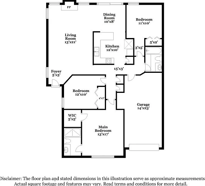 3 bed, 2.0 bath, 1250 sqft, $1,865 — Photo 2