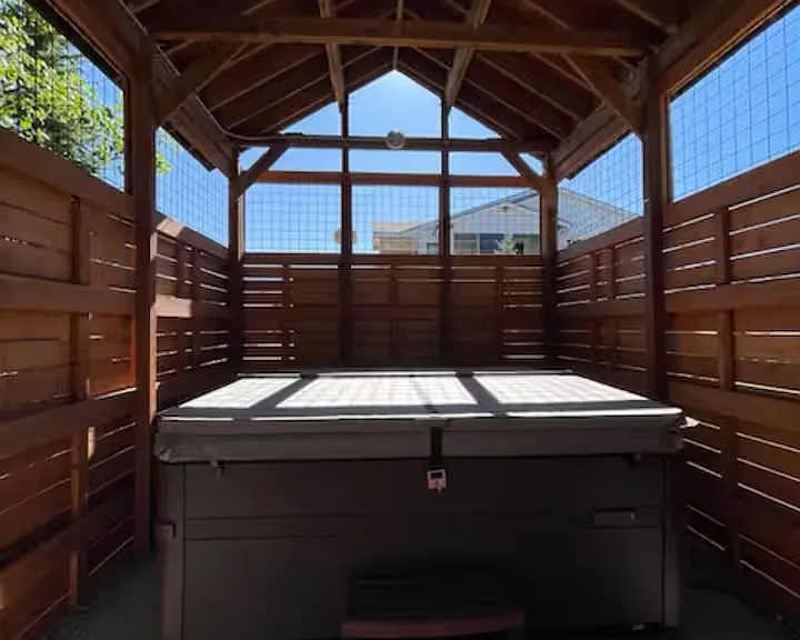 Covered Hot Tub