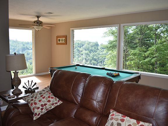Family room with Pool table