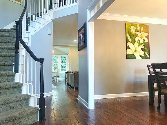 Sun filled entrance hall 