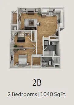 Floor plan 2B