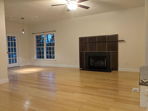 Living room and dining area