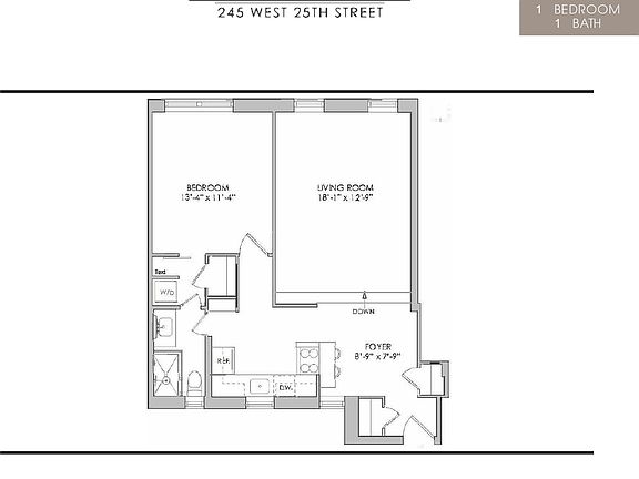 2nd image of 245 W 25th St APT 2j