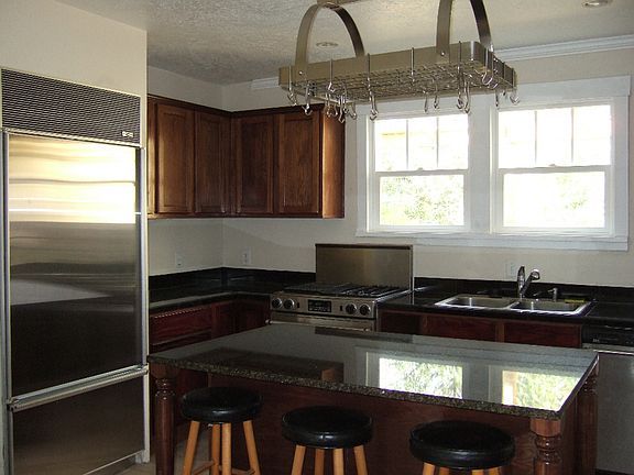 Kitchen with 2 eating spaces 