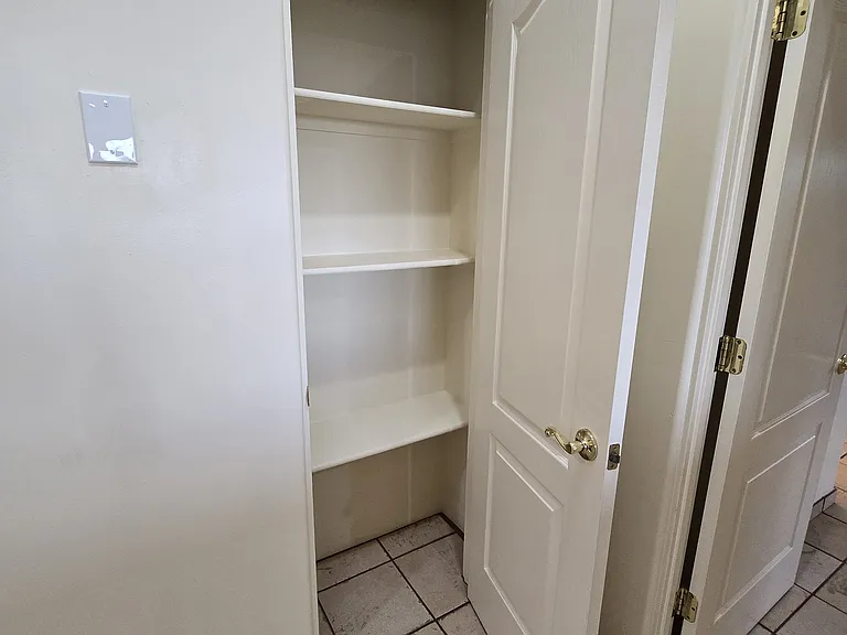 Hallway linen closet