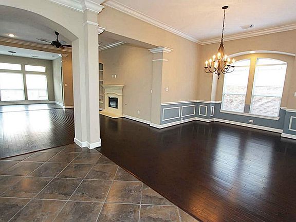 View upon entering the house. The floorplan is so open you can see almost all the rooms from one vantage point.