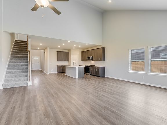 This open concept floorplan makes the home feel extra spacious.