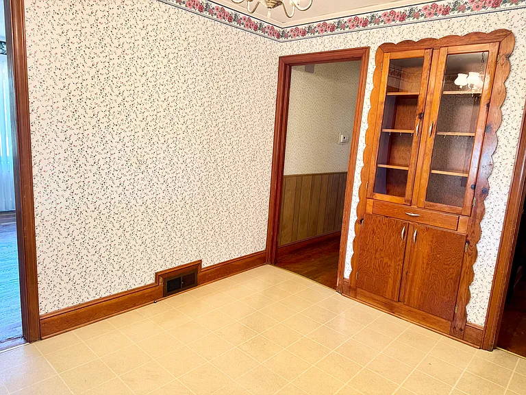 Built in china cabinet