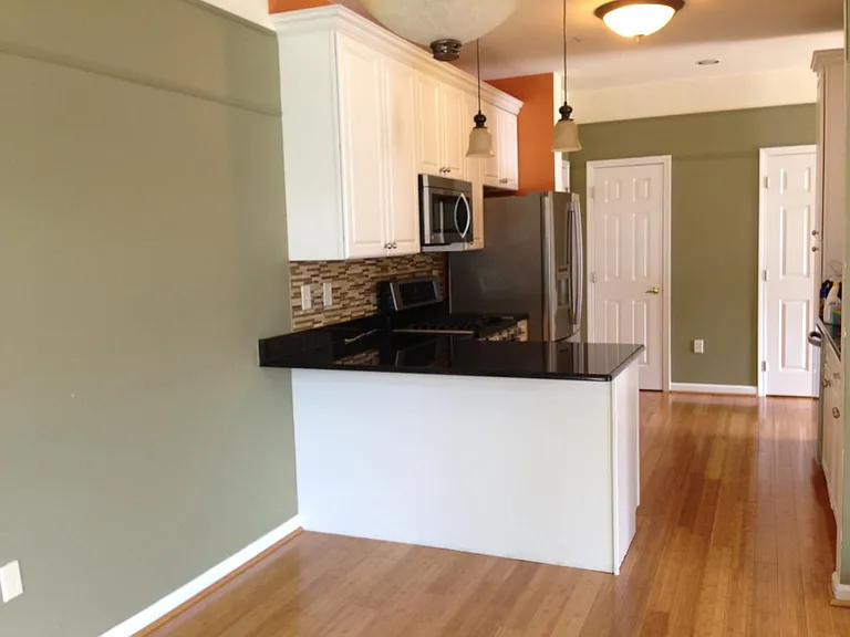 Kitchen from dining area
