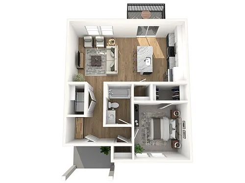 Floor plan 1B