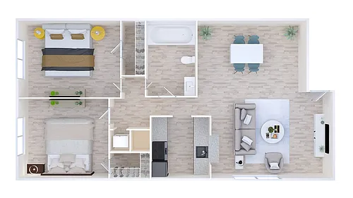 Floor plan 2X1-B