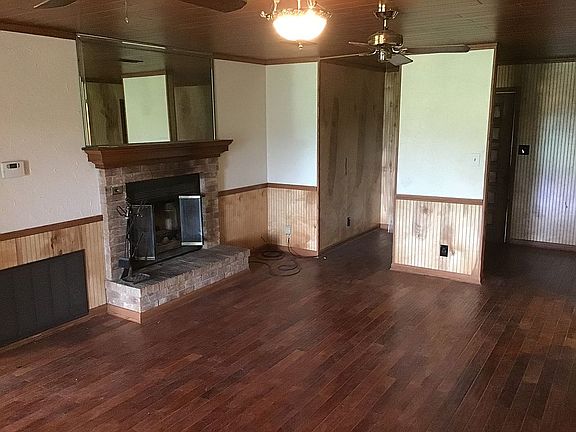 Family room fireplace