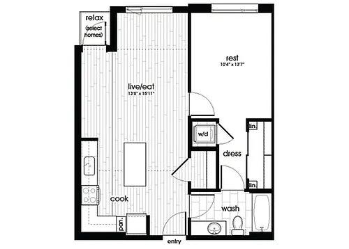 Floor plan A14-SAN